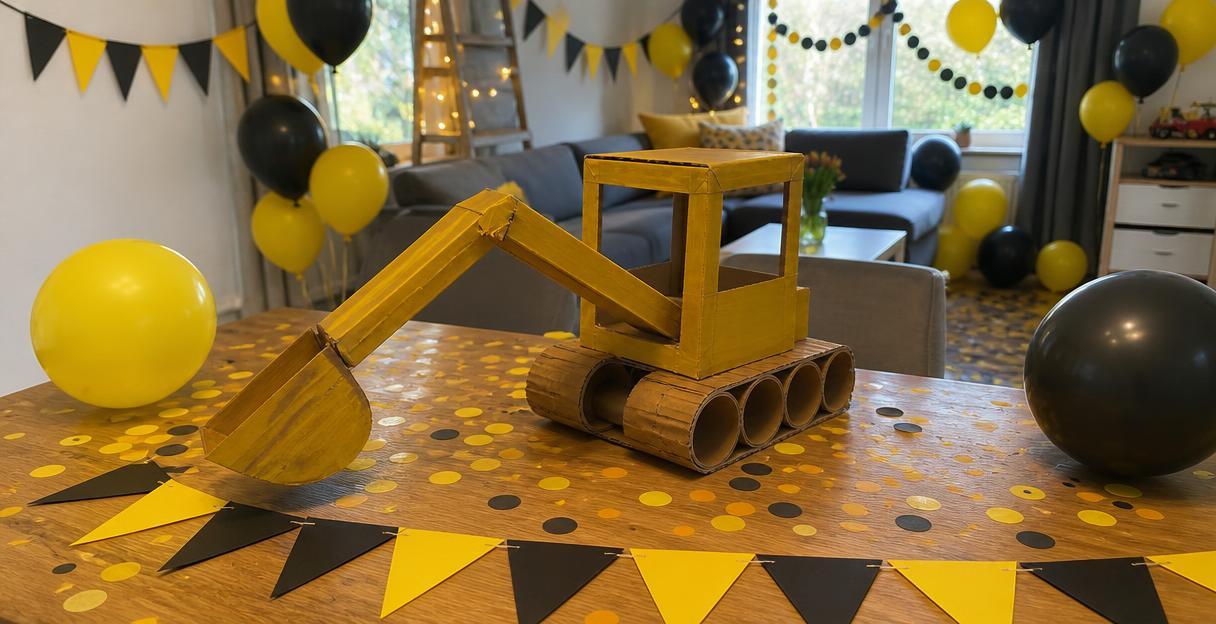 Bagger-Geburtstag Hero