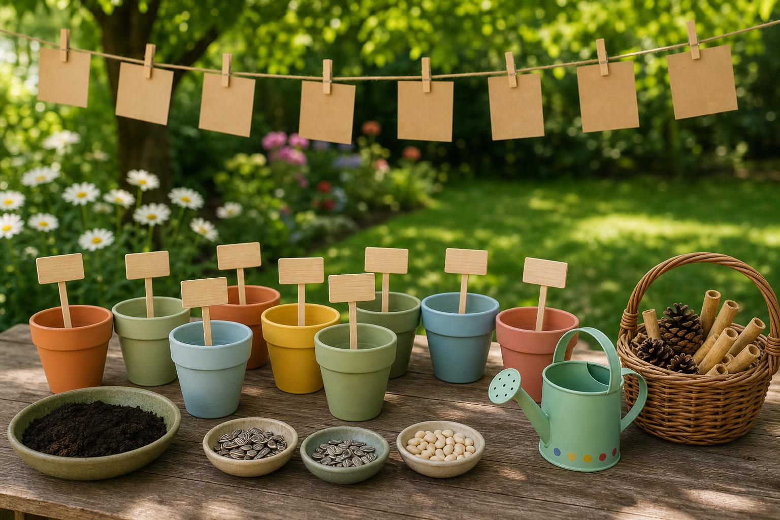 Gartenparty-Geburtstag Hero